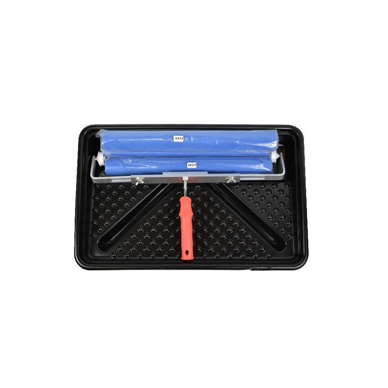 Set valjka za bojanje s plastičnim pladnjem, plastični pladanj za bojanje, 20 inča, 3×18 inčnih valjaka, teleskopski nosač, model T2087