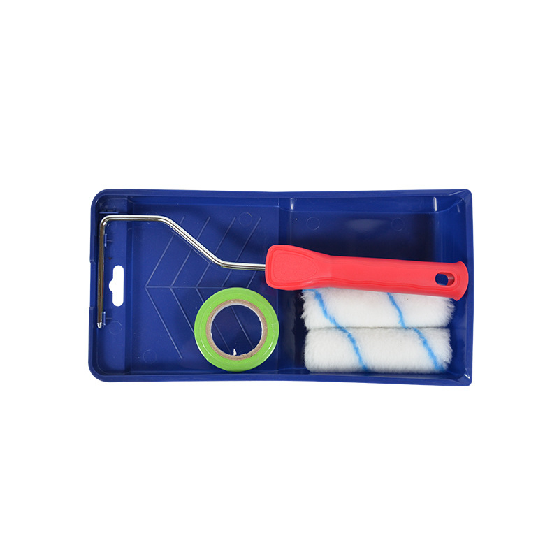Set valjka za bojanje s plastičnim pladnjem, plastični pladanj za bojanje, 20 inča, 3×18 inčnih valjaka, teleskopski nosač, model T2087