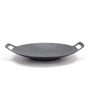 Korejski stil grill ploča s Maifan kamenom, non-stick, za kampiranje na otvorenom, Teppanyaki stil, kompatibilna s indukcijskom pločom