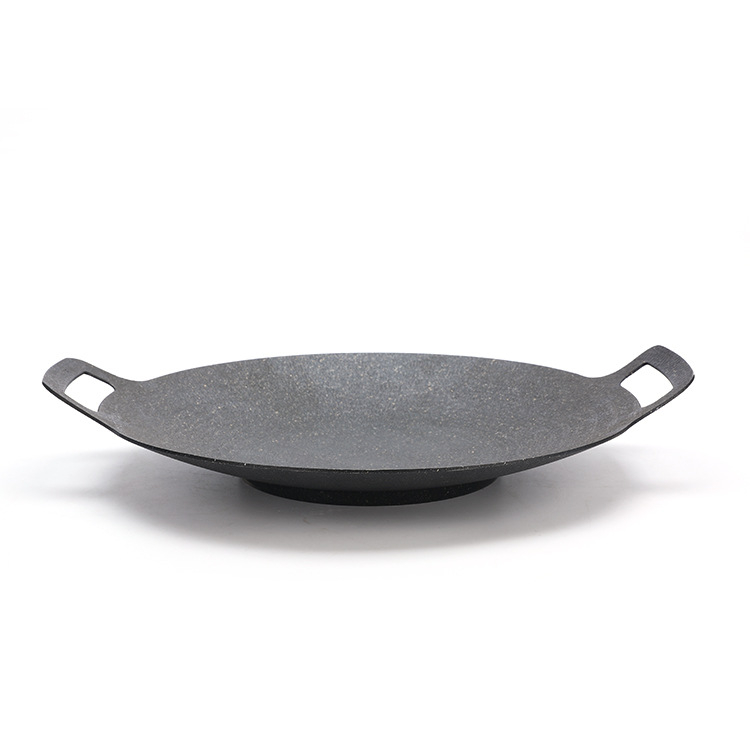 Korejski stil grill ploča s Maifan kamenom, non-stick, za kampiranje na otvorenom, Teppanyaki stil, kompatibilna s indukcijskom pločom