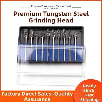 Sada brúsnych hláv pre frézu: hlava na brúsenie z emeryovej zliatiny, diamantová brúsna hlava, otočný súbor, fréza na brúsenie, sada brúsnych nástrojov