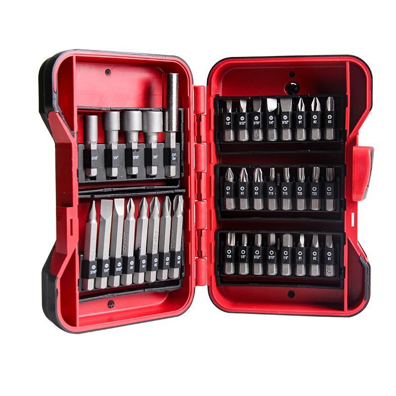 Set bitova za električni odvijač, višefunkcionalan, krom-vanadijski čelik, Yisheng Hardware
