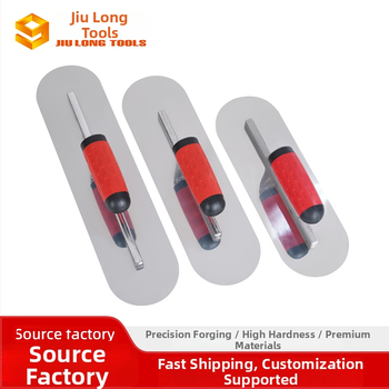 Jiulong Tools Ανοξείδωτο σπατουλάκι με κυκλική κεφαλή, χωρίς καρφιά, κατάλληλο για σοβάτισμα τοίχων και διατομική πάστα