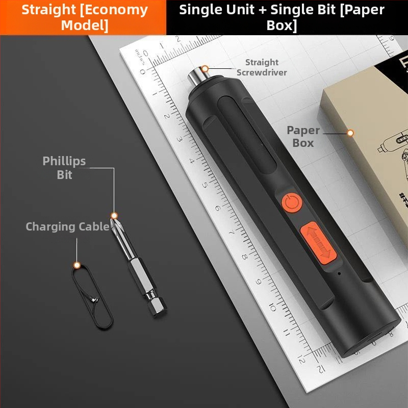 Domáci nabíjateľný lítiový skrutkovač – mini kompaktný viacfunkčný súbor nástrojov, 3.6V, 3C certifikát