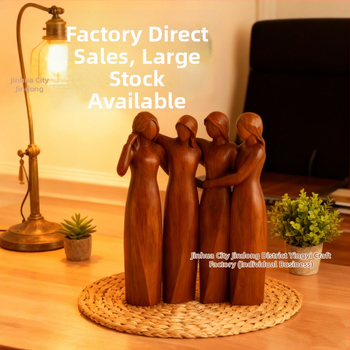 Yingyi ρητίνης χειροτεχνήματα – καρδιά τεσσάρων αδελφών, αντίγραφο ξύλινης χαρακτικής