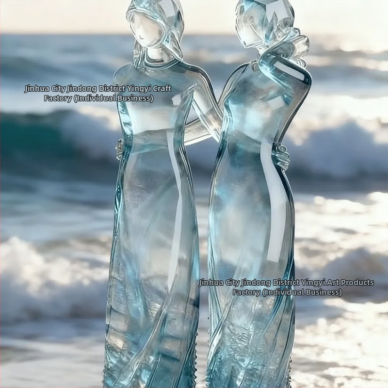 Yingyi ρητίνης χειροτεχνήματα – καρδιά τεσσάρων αδελφών, αντίγραφο ξύλινης χαρακτικής