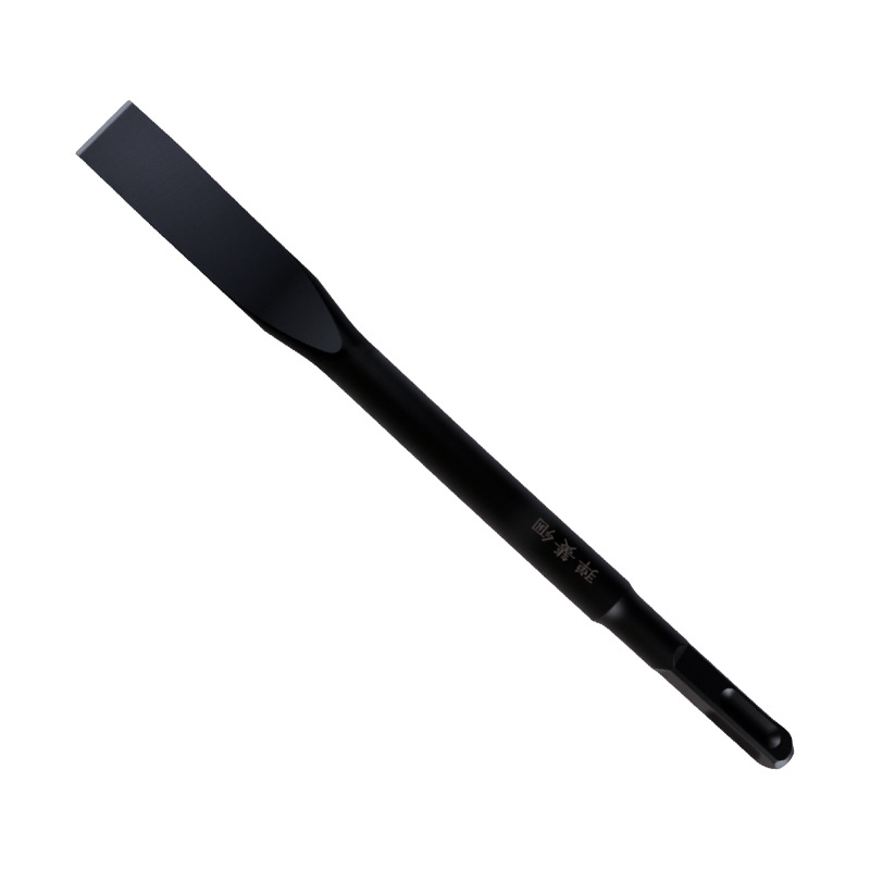 Fuxin edzett rugóacélból készült véső elektromos ütvefúróhoz — markolat: hatszögletes/négyzetes, Króm-vanádium ötvözet, alkalmas elektromos ütőre és furatokra, termékkód C3-spring steel chisel