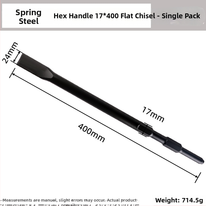 Fuxin edzett rugóacélból készült véső elektromos ütvefúróhoz — markolat: hatszögletes/négyzetes, Króm-vanádium ötvözet, alkalmas elektromos ütőre és furatokra, termékkód C3-spring steel chisel