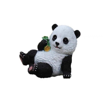 He cheng Vanjska Panda Skulptura za Vrt - Ugravirana, Jednostavnog i Modernog Stila, Za Travnjak i Dvorište, Idealno Kao Poslovni Poklon