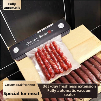 Ručni vakuumski zatvarač za kućnu upotrebu – zatvara vrećice s hranom, za jednu vrećicu, pogodan za putovanja