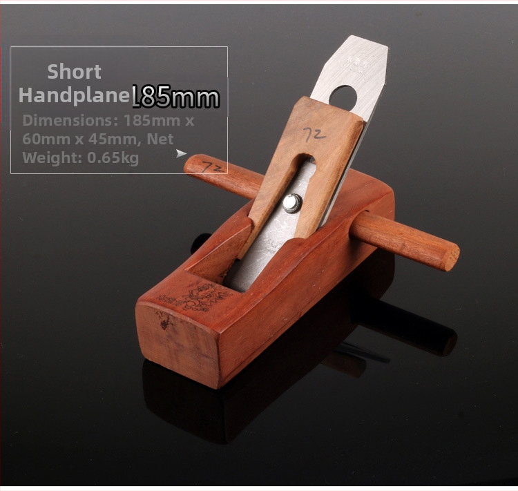 Drevo-planer, plochý planer, čepeľ 65Mn, šírka 44 mm, dĺžky 180/280/350/400 mm, hrúbka 3 mm, hmotnosť 0.65 kg, model 180/280