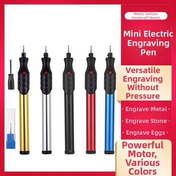 Mini elektrický gravírovací pero pre sochárstvo — gravíruje na sklo, kov, kameň a drevo; Značka Star; 220–280V