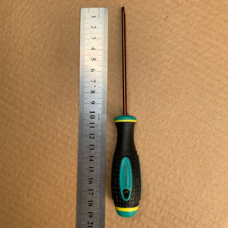 S2 ειδικό κατσαβίδι με μαγνητικό και μονωμένο χειρισμό, πλαστική λαβή, βάρος 50