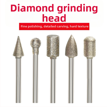 Diamantová brúsna hlava na leštenie nefritu, materiál: emery, elektrická brúska