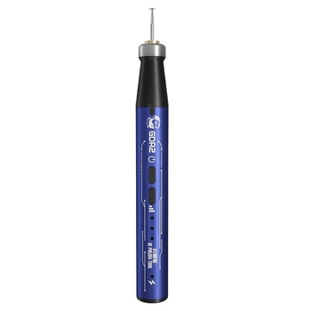 Električno brusno pero za popravak mobilnih telefona, serija GDR2, tri brzine, punjiva Li‑ion baterija, raspon 3.7–5V, glava za brušenje