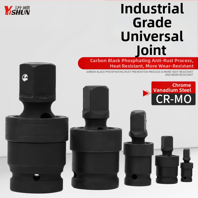 YiShun adaptér pre pneumatický/ elektrický uťahovák – ťažký konverzný set s štvorhraným hriadeľom, materiál 40 Chrome, fosfátový povrch