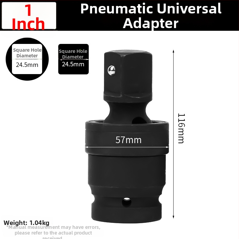 YiShun adaptér pre pneumatický/ elektrický uťahovák – ťažký konverzný set s štvorhraným hriadeľom, materiál 40 Chrome, fosfátový povrch