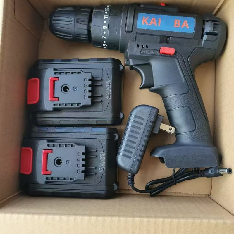 Βιομηχανικού επιπέδου υπερυψηλής ισχύος χειροκίνητο τρυπάνι με μπαταρία λιθίου, δύο ταχύτητες, επαναφορτιζόμενο, κρουστικό τρυπάνι, πολυλειτουργικός ηλεκτρικός κατσαβίδας