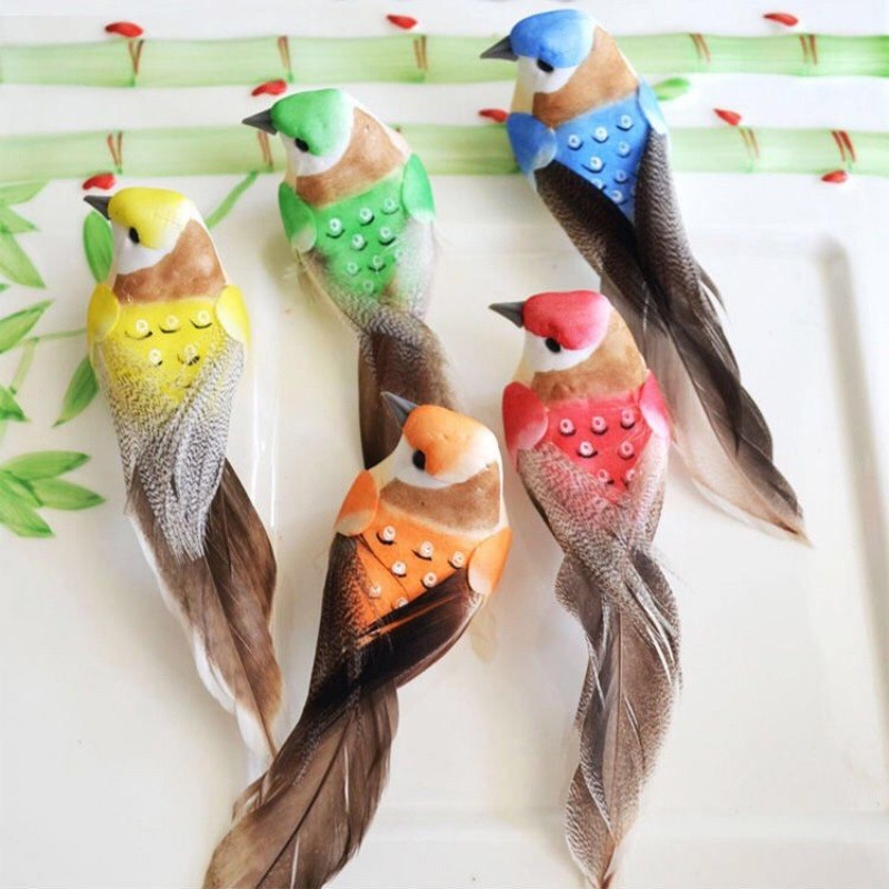 Ornament păsăre din spumă pentru grădină, curte, sufragerie și decor pentru grădiniță – stil modern simplu; Meșteșug: Alte; Material: Alte; Cadou: Alte