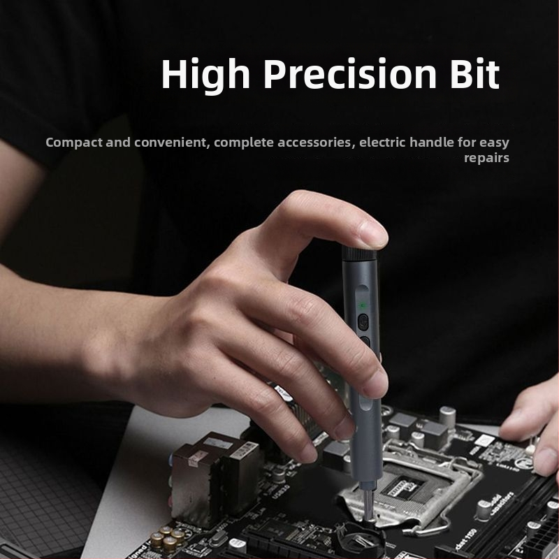 Elektrický presný skrutkovač set 138-in-1 pre demontáž, domáce použitie, vylepšená verzia so 6-dielnym súborom a tvrdenými bitmi, uhlíková oceľ