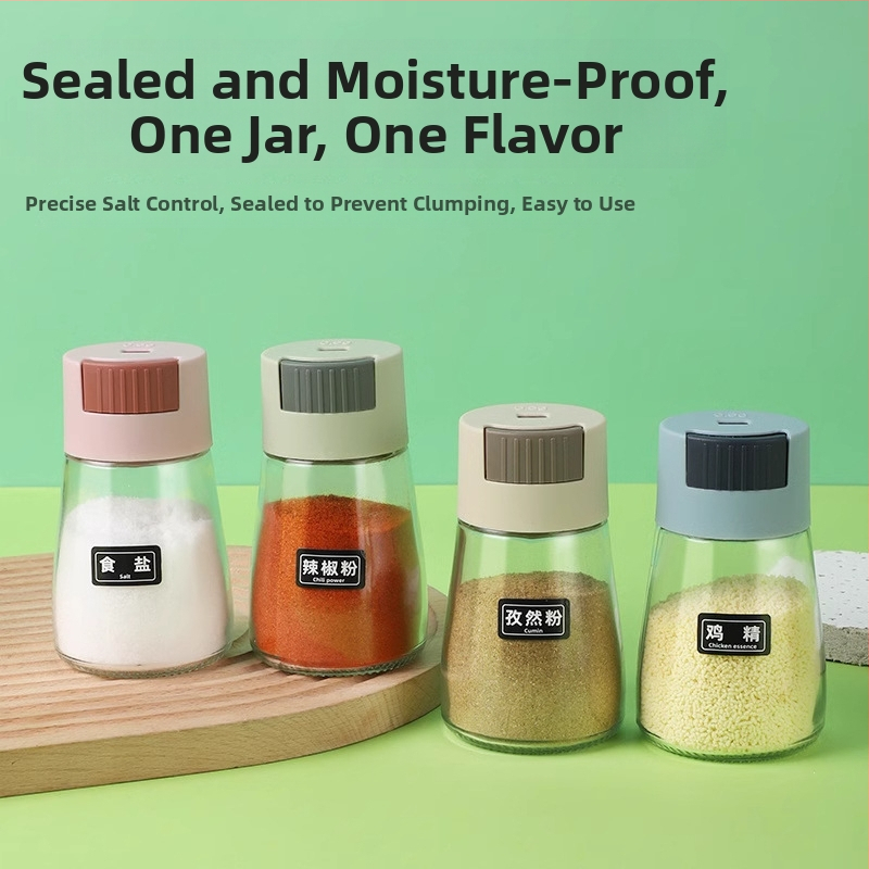 Pengyi stakleni spremnik za začine s mjernim sustavom – kontejner za kuhinjske začine