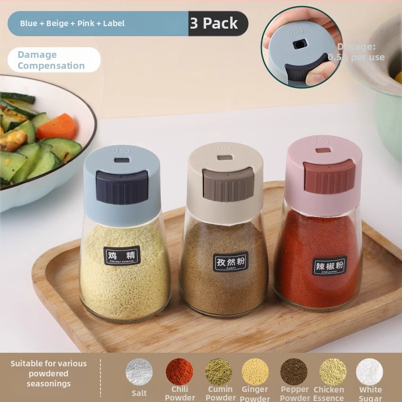 Pengyi stakleni spremnik za začine s mjernim sustavom – kontejner za kuhinjske začine