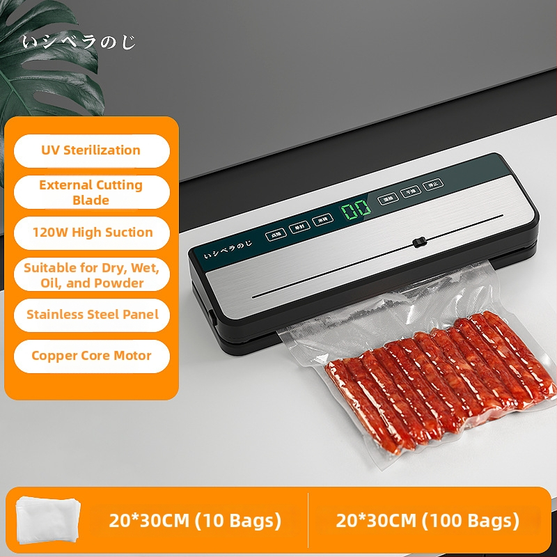 Kompaktna kućna automatska vakuumska mašina za pakiranje hrane u vrećice