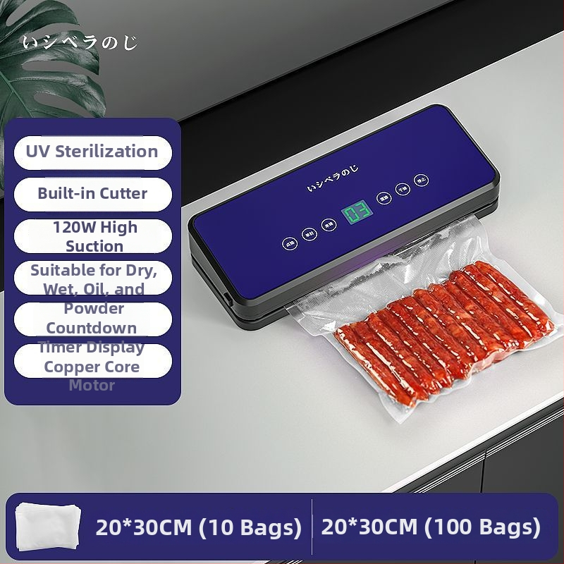 Kompaktna kućna automatska vakuumska mašina za pakiranje hrane u vrećice