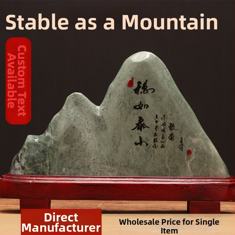 Kamenná horská skulptúra – prispôsobiteľná výzdoba do obývačky, nie je darček