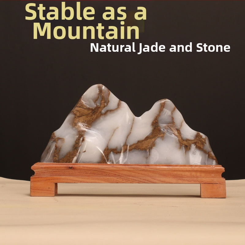 Kamenná horská skulptúra – prispôsobiteľná výzdoba do obývačky, nie je darček