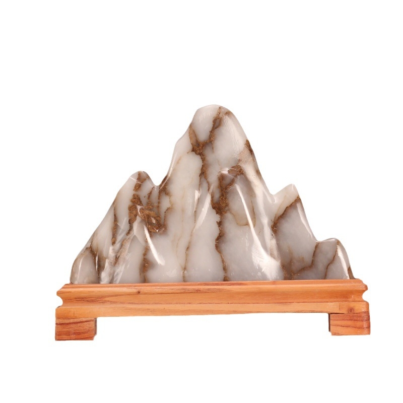 Kamenná horská skulptúra – prispôsobiteľná výzdoba do obývačky, nie je darček