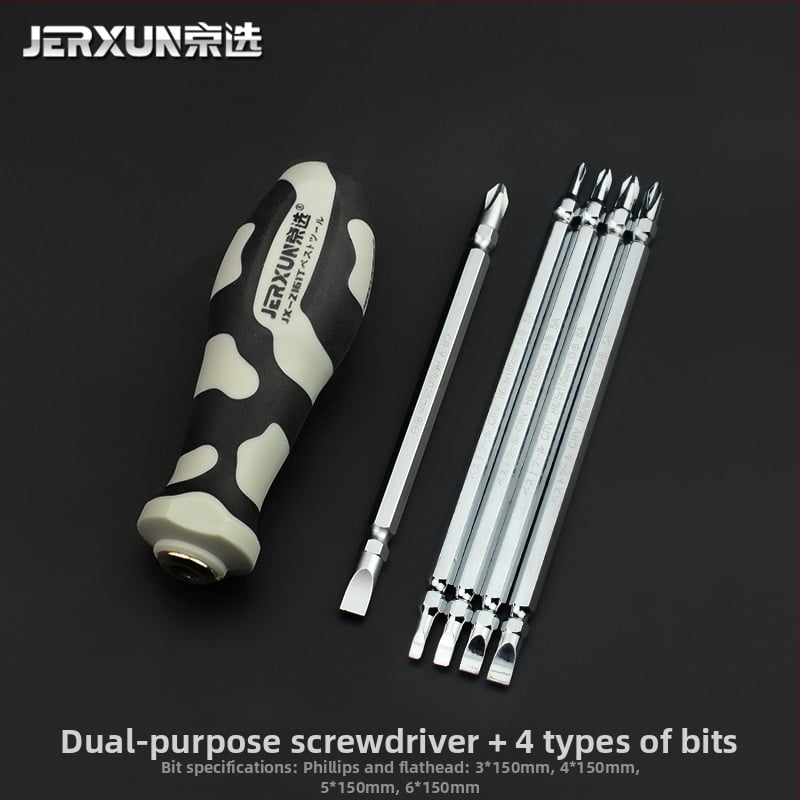 Σετ κατσαβιδιών – διπλής κεφαλής (σταυροειδής και ίσια), άκρες από άνθρακα χάλυβα, για οικιακή χρήση