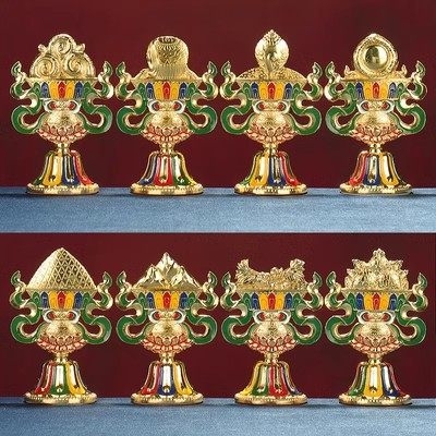 Set Osam Srećnih Blaga – Kinjski Stil, Strojna Izrada, Broj Proizvoda 1010172561