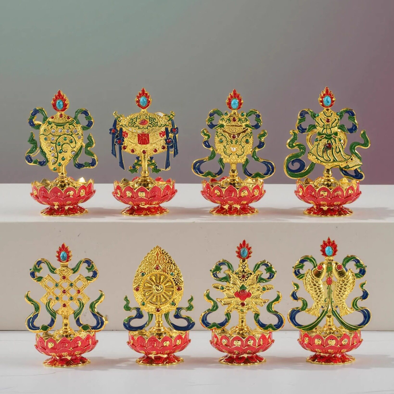 Set Osam Srećnih Blaga – Kinjski Stil, Strojna Izrada, Broj Proizvoda 1010172561