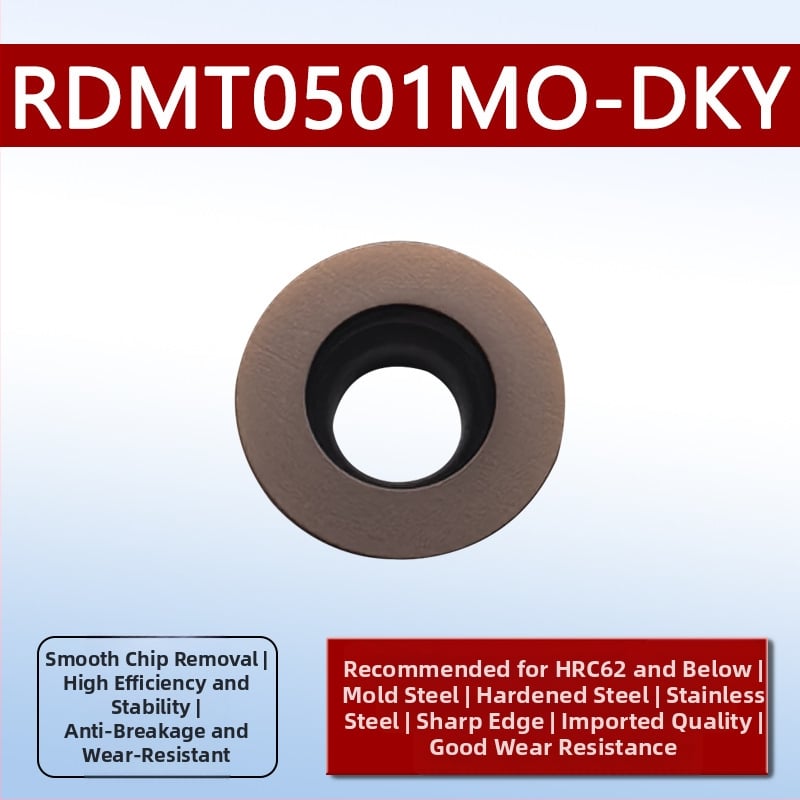 Dykay RCMT0602MO фрезова вставка, R3R4R5, неръждаема стомана, серия R фрези