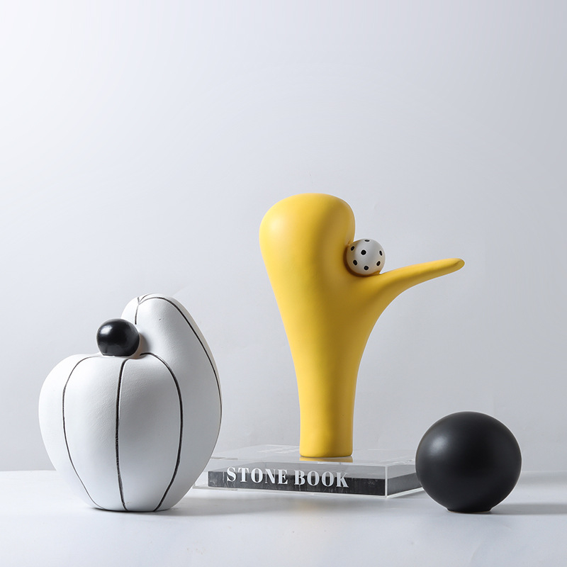 Drvo života ukras — skulptura od smole, moderni minimalistički skandinavski stil, Back Garden
