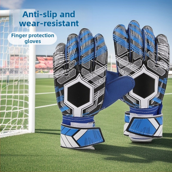 Dječje rukavice vratara za nogomet, unisex, zaštita prstiju, protuklizne i otporne rukavice (Materijal: Silk Flower; Kategorija: Rukavice; Primjena: Nogomet; Spol: Unisex)