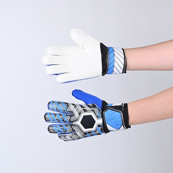 Nogometne golmanske rukavice s zaštitom prstiju – trening i natjecanje, PU materijal, prilagodljive, unisex