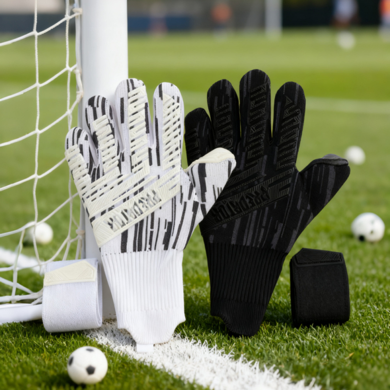 Nogometne golmanske rukavice za odrasle i mlade – prilagodljive, guma, protivklizne zaštite prstiju, Suqiang Sports