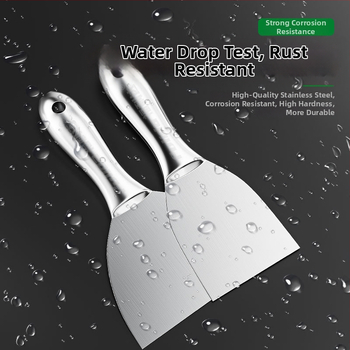 Jednokomponentni gleter nož od nehrđajućeg čelika, jedinstven dizajn, scraper i lopatica za žbukanje, alat za bojanje