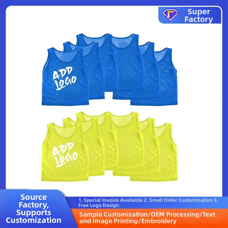 Prispôsobené futbalové tréningové vesty s bambusovým vláknom, unisex, na všetky ročné obdobia, s možnosťou prispôsobenia