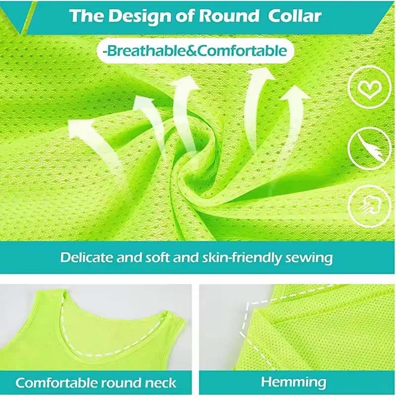 Prilagođene futballske trening prsluke s bambusovim vlaknom, unisex, za sve sezone, s mogućnošću prilagodbe