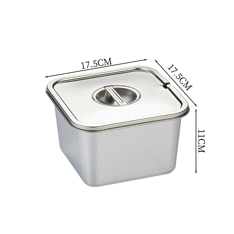 Μπουκάλι καρυκεύματος από ανοξείδωτο ατσάλι με καπάκι, παχύτερο και βαθύτερο σχέδιο, για υγρά καρυκεύματα και αποθήκευση στην κουζίνα