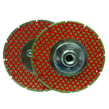 Dijamantni dvostrani brusni disk s M14 prirubom – elektropliran za obradu kamena