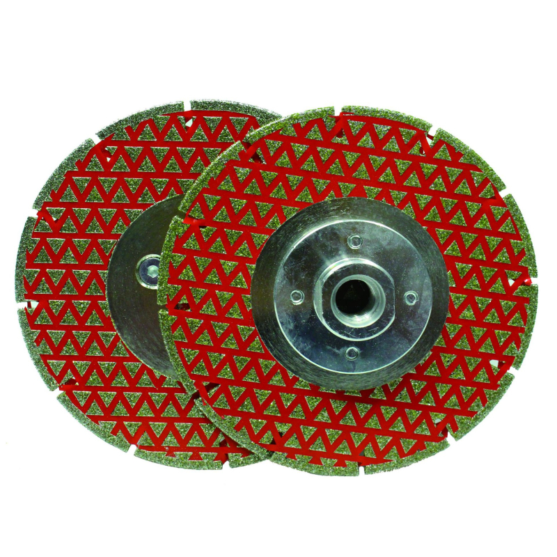 Dijamantni dvostrani brusni disk s M14 prirubom – elektropliran za obradu kamena