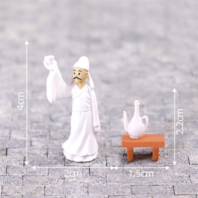 Mini ukras za akvarij s mahom - plast, korejski stil, DIY mikro krajolik