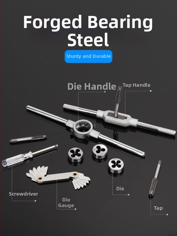 Ručni set za navoj s ručnim držačem alata i bitom – Ručni set za navoj, model F76THTMHH99S58, Marka Other, Preciznost Other