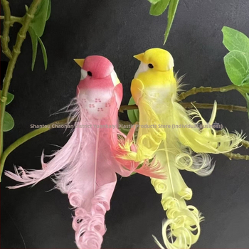 Decor cu păsări în formă de animal, lucrat manual, material bule, stil chinezesc nou, potrivit ca dar de Ziua Copilului