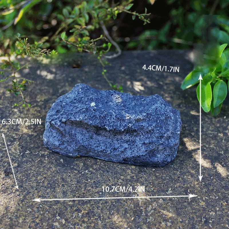 Kutija za skladištenje ključeva za ulaz, kamena dekoracija za dvorište, skrivanje ključeva i sprječavanje gubitka - Materijal: smola; Stil: korejska verzija; Izrada: lijevanje; Izgled: pejzaž; Poklon: promotivni pokloni