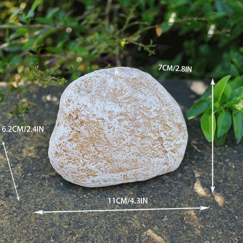 Kutija za skladištenje ključeva za ulaz, kamena dekoracija za dvorište, skrivanje ključeva i sprječavanje gubitka - Materijal: smola; Stil: korejska verzija; Izrada: lijevanje; Izgled: pejzaž; Poklon: promotivni pokloni